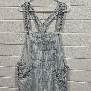 FP Movement by Free People Blue Striped Overalls